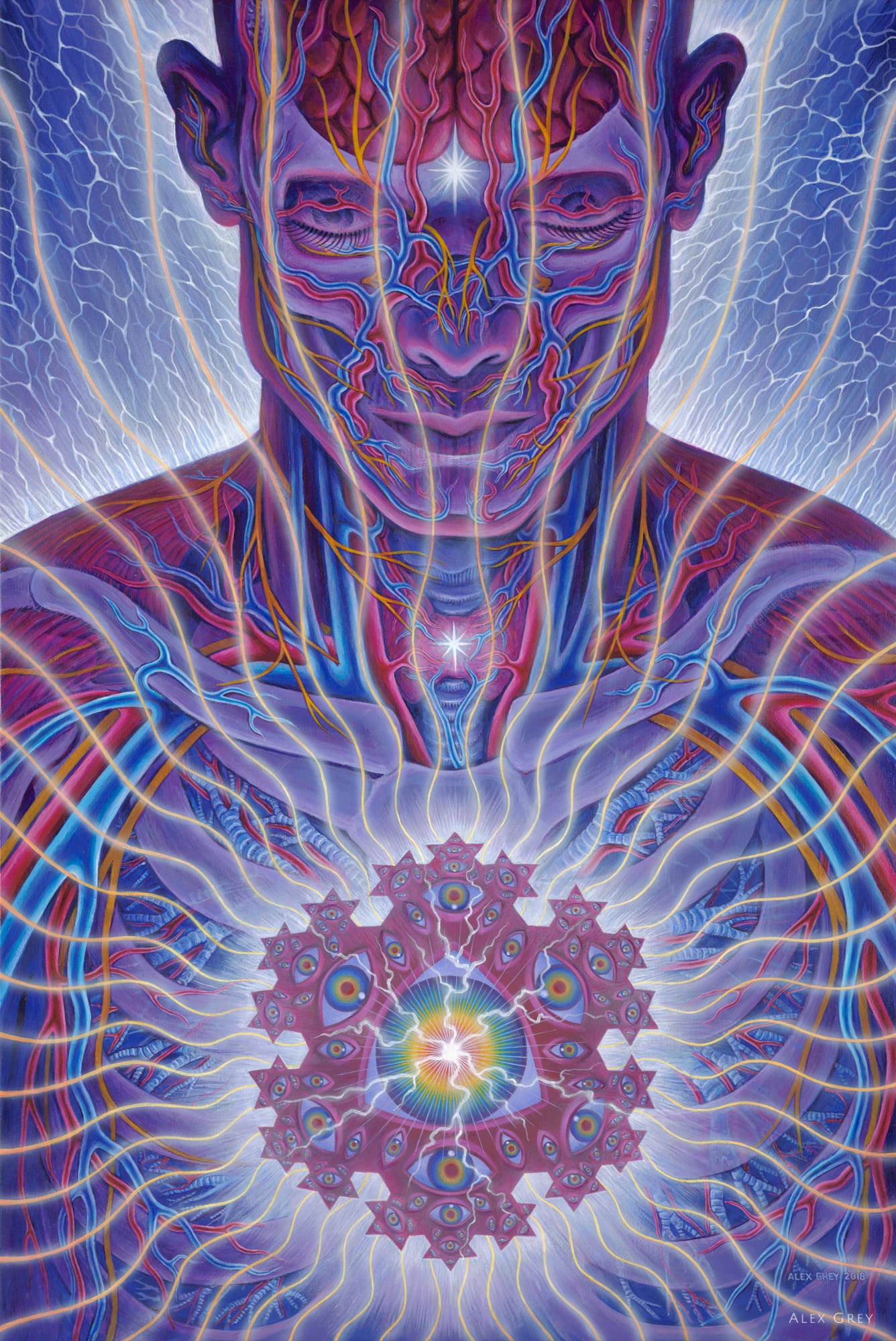 Mystic Eye by Alex Grey