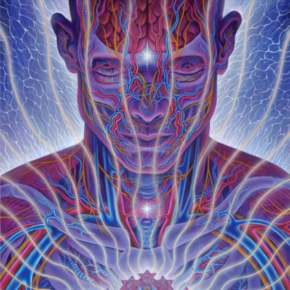 Mystic Eye, 2018, Alex Grey